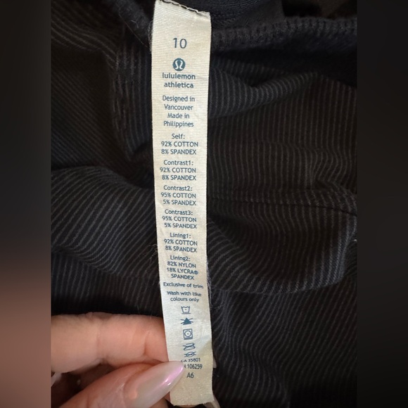 Lululemon Asymmetrical Full Zip Jacket 10 Black Gray - Picture 6 of 6